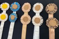 Nouvelle ceinture d'herbe élastique bohème pour femmes ceinture élastique petite marguerite fleur rideau décorations