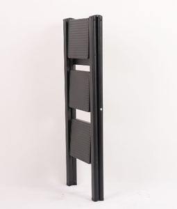 Escalera de flores plegable ajustable de acero inoxidable | Portátil moderno | 4 alturas de estante | Decoración de bricolaje para el hogar para el pasillo del apartamento - Product Image 2