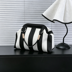 Sac fourre-tout en tricot rayé grande capacité pour femme 2026 – Sacs à main et pochettes à bas prix pour femmes - Product Image 6