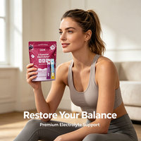 Poudre d'électrolytes pour boisson – 6 électrolytes essentiels – 20 sachets – Sans sucre – Hydratation et énergie – Nutrition sportive – OEM
