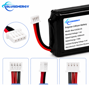 แบตเตอรี่ลิเธียมแบบชาร์จได้ 7.4V 2300mAh 123250-2S สำหรับหุ่นยนต์ RC แบบกำหนดเองได้ - Product Image 3