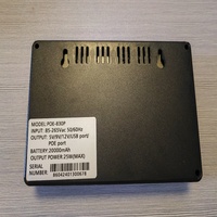 Mini UPS UPS POE-830P-LFP de 20000 mAh, Salida de CC de 24 V CC, 5 V, 9 V, 2 A, 12 V, 1.5 A, Tipo C, Redes de 18 W con Batería LiFePO4 para Computadora