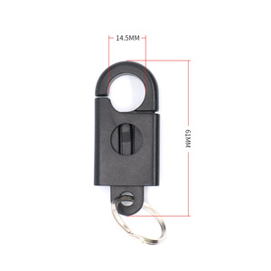 Porte-clés multifonctionnel en plastique pour sac à dos, ceinture, accessoires B052 61MM - Product Image 3