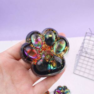 ของเล่นบีบ Taba Squishy แบบคืนตัวช้า สีสันสดใส รูปทรงอุ้งเท้าแมว ทำจาก TPR ของเล่นบีบคลายเครียด สำหรับเด็กผู้หญิง - Product Image 6