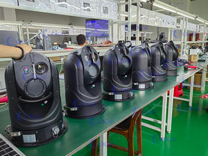 46x זום אופטי 2 ציר יציבות ג 'ירו 640*512 אבטחה cctv 360 סירה ימית 75 מ "מ ארוך טווח ptz מצלמה הדמיה תרמית - Product Image 4