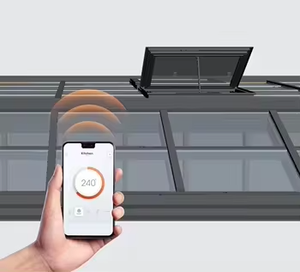 Fuson Nouvelle Mode Personnalisé 10X12 12X20 Autonome Low-E Maison en Verre 4 Saisons <span class=keywords><strong>Solarium</strong></span> Véranda en Aluminium Solaires - Product Image 4
