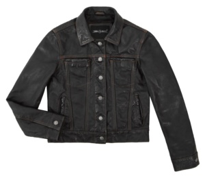 Custom 100% Genuine Black Soft Nappa Leather <b>Women</b>’s <b>Jacket</b> Minimal Design YKK Zipper Private Label OEM/ODM Clean Modern Luxury - Product Image 1