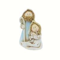 Artisanat et ornements en résine populaires (1 pièce) pour le Scène de la Nativité de Jésus (Thème religieux)