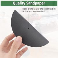 Lot de 27 disques abrasifs en carbure de silicium double usage de 5 pouces pour ponçage et polissage, grains mixtes P1000-P5000, échantillon gratuit, OEM