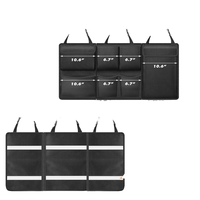 Organisateur de voiture personnalisé en gros sac poubelle pliable boîte de rangement de coffre Solution de rangement de voiture polyvalente
