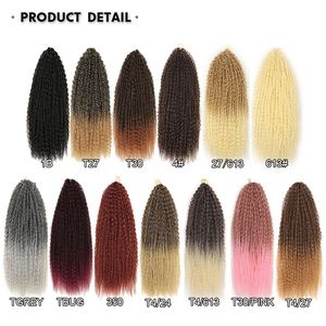 Extensions de <span class=keywords><strong>cheveux</strong></span> synthétiques tressés à la machine, double trame, effet exotique, pour tresses brésiliennes, très demandées à l'international, qualité africaine fine - Product Image 2