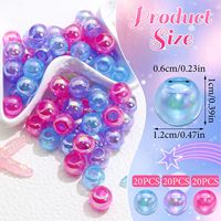 Offre Spéciale : Lot de 60 Perles pour Cheveux, Accessoires de Décoration pour Tresses Synthétiques, Bijoux pour Tresses d'Enfants, Anneaux pour Cheveux