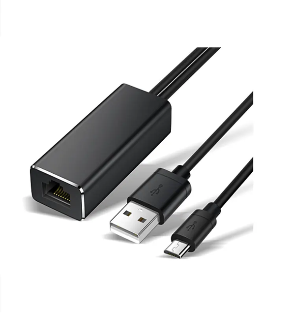 Ethernet Adapter Compatible with Fire TV Stick 4K Max Lite Chromecast Google Home Mini and More Streaming TV Sticks