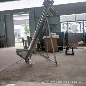 Convoyeur spiralé en acier inoxydable 304, incliné, à vitesse réglable, durable, pour usine de fabrication - Product Image 5