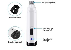 Lima de uñas para mascotas recargable, cortaúñas para perros, <span class=keywords><strong>sin</strong></span> dolor, USB eléctrico, para gato, patas, cortaúñas - Product Image 5