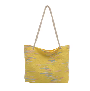 Bolsa grande de lona ecológica para mujer 2026, bolsa de compras de gran capacidad, bolso de mano para compras - Product Image 6