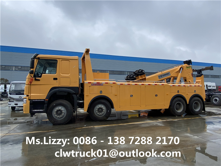 有名ブランドHOWO8x4道路緊急復旧大型レッカー車レッカー車40トン販売