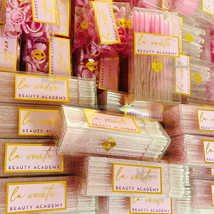 Kits d'extensions de cils professionnels anneau de support de colle de fleur pour la formation d'extensions de cils - Product Image 2