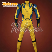 Costume de cosplay Wolverine personnalisé de haute qualité, 3 ensembles, combinaison moulante, robes, leggings pour adultes, unisexe, tricoté sur mesure