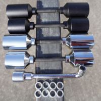 Pièces de pont de scooter cascadeur personnalisées en alliage d'aluminium Neo Chrome Park Scooter Pegs pour scooters électriques