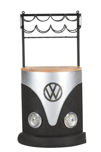 Barra de pared de madera de hierro de la colección más vendida, acabado en mango negro, material de metal y madera de mango, precio al por mayor - Product Image 3