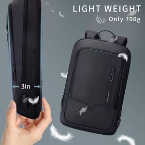 <span class=keywords><strong>Sac</strong></span> <span class=keywords><strong>à</strong></span> <span class=keywords><strong>dos</strong></span> vintage imperméable antivol uni pour hommes et femmes Utilisation en extérieur avec panneau solaire et protection RFID Unisexe - Product Image 5