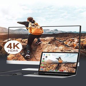 Premium haute résolution 4K @ 60Hz Type C vers <span class=keywords><strong>HDMI</strong></span> 1080p HD tv câble adaptateur <span class=keywords><strong>USB</strong></span> vers <span class=keywords><strong>HDMI</strong></span> mâle vers <span class=keywords><strong>femelle</strong></span> pour moniteur projecteur - Product Image 5