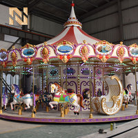 Carrousel de luxe Nova Rides à 36 places, attraction familiale pour parc d'attractions CTD-36-CITY, manège, prix