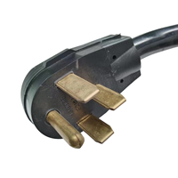 Câble d'alimentation américain NEMA14-50P SRDT 4 conducteurs 6AWG 13,3 mm² robuste pour camping-car et recharge de véhicules électriques