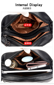 Sacs à main de créateurs pour femmes, sacs à main en cuir PU souple, sacs à bandoulière de luxe, sacs fourre-tout pour le shopping - Product Image 6