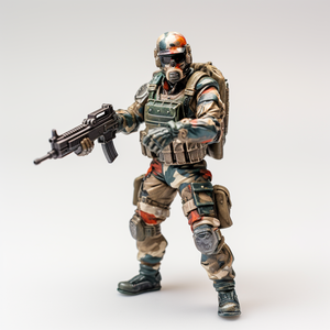Action Figure Militare in PVC Personalizzata OEM, Giocattoli in Plastica da Collezione, Statuette 3D, Personaggi di Cartoni Animati e <span class=keywords><strong>Anime</strong></span> - Product Image 1