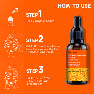 Shediary Anti-Aging Facial <strong>Serum</strong> Pure Vitamin C &amp; B5 Brightening &amp; Whitening Ceramide Repair Barrier Skin Renewal Azelaic Acid - Product Image 1