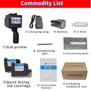 50 मिमी 28 भाषाओं कोड तिथि लोगो आर्थिक 50.8 मिमी हैंडहेल्ड इंकजेट प्रिंटर गन 5 सेमी पोर्टेबल इंकजेट कोडिंग मशीन - Product Image 3