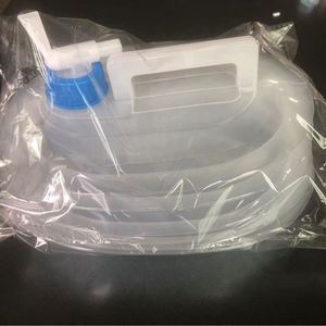 Custom Screen Printed Logo PE <b>Collapsible</b> Bucket Food Grade Outdoor Portable Car Camping Water <b>Storage</b> Tank - Product Image 2