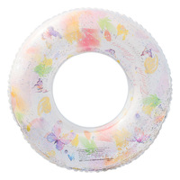 Bouée de piscine gonflable vintage rayée pour enfants et adultes, jouet aquatique pour la plage et les fêtes estivales