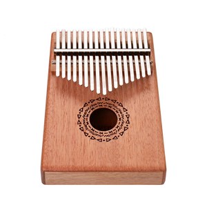 <span class=keywords><strong>Kalimba</strong></span>-Panel de palisandro de pulgar, 17 teclas, con bolsa de transporte, pegatinas, sintonizador, martillo, paño de limpieza - Product Image 5