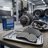 Plaquettes de frein à disque WG9100443050 Sinotruk Howo T7H/TX/TH7 Pièces de camions lourds Pièces de machines de construction