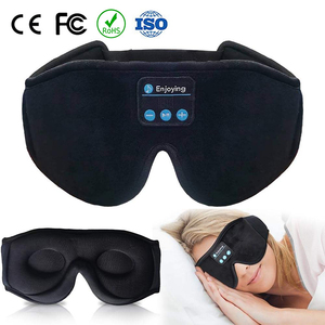 Masque oculaire 3D personnalisé pour dormir, avec fonction occultante, musique Bluetooth, certifié CE, pour la méditation en avion, l'insomnie, bandeau lavable, masque pour les yeux, écouteurs Bluetooth - Product Image 1