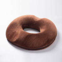 Coussin de siège Donut Mousse à mémoire de forme Oreiller orthopédique Coccyx Anneau médical pour chaise Oreillers lombaires et chaise Soulagement de la douleur