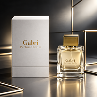 Flacon vaporisateur de parfum vide 100 ml OEM couleur noir, flacon de parfum en verre 30 ml, flacon de parfum en verre de luxe 50 ml, flacon de parfum en verre de haute qualité