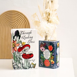 Yuyang NNordic Luxury Cute Book Shape <b>Vases</b> Custom Office Living Room Home Decor <b>Ceramic</b> Book <b>Vase</b> for Flowers - Product Image 1