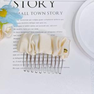 Peignes à cheveux en acétate d'écaille de tortue <span class=keywords><strong>pour</strong></span> femmes Peigne à cheveux à 10 dents <span class=keywords><strong>pour</strong></span> queue de cheval Clip de peigne latéral - Product Image 4