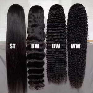 Cheveux indiens bruts 13X4 Transparent Lace Front perruques de cheveux humains cuticule aligné Deep Wave Full HD dentelle frontale perruques pour les femmes noires - Product Image 4