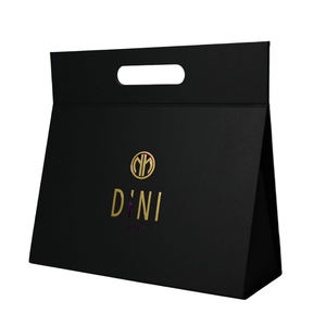 Premium Custom Logo Personalized <strong>Cardboard</strong> Packaging Magnetic Folding <strong>Suitcase</strong> Portable Bag Triangular Gift Box - Product Image 5
