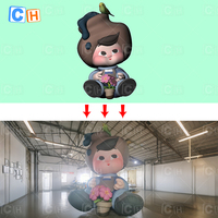 Personnage de dessin animé gonflable géant de 6m Personnalisé Publicité Gonflable Party Air Mold Gonflable Cartoon