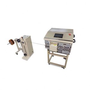 Máquina de corte y pelado de piel de capas de plástico múltiples de cable IPEX de comunicación COAX coaxial completamente automática - Product Image 2