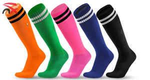 <span class=keywords><strong>Chaussettes</strong></span> de football personnalisées <span class=keywords><strong>pour</strong></span> la promotion mondiale des compétitions sportives, <span class=keywords><strong>antidérapantes</strong></span>, longues, à rayures, <span class=keywords><strong>pour</strong></span> enfants et adultes - Product Image 4