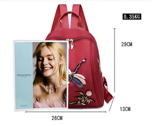 Ricama della <span class=keywords><strong>ragazza</strong></span> Scuola Zaino Collegio Bookbag Nuova Tendenza di Spalla di Viaggi Zaino - Product Image 2