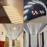 Tira de Luces LED Inteligente Blanca para Corredores, 24V 120Leds/m WS2811, Color Personalizable, Tira de Luces LED de Cobre Controlada por Voz, Rollo de 5m 10m