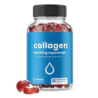 Complément alimentaire en poudre de collagène aromatisé, superaliments stimulant la production de collagène, gommes au collagène